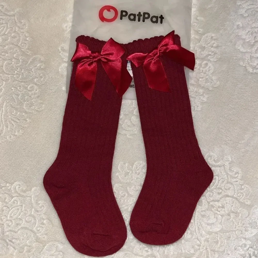 BABY GIRLS NEW SIZE 9-12 MONTHS BOW SOCKS